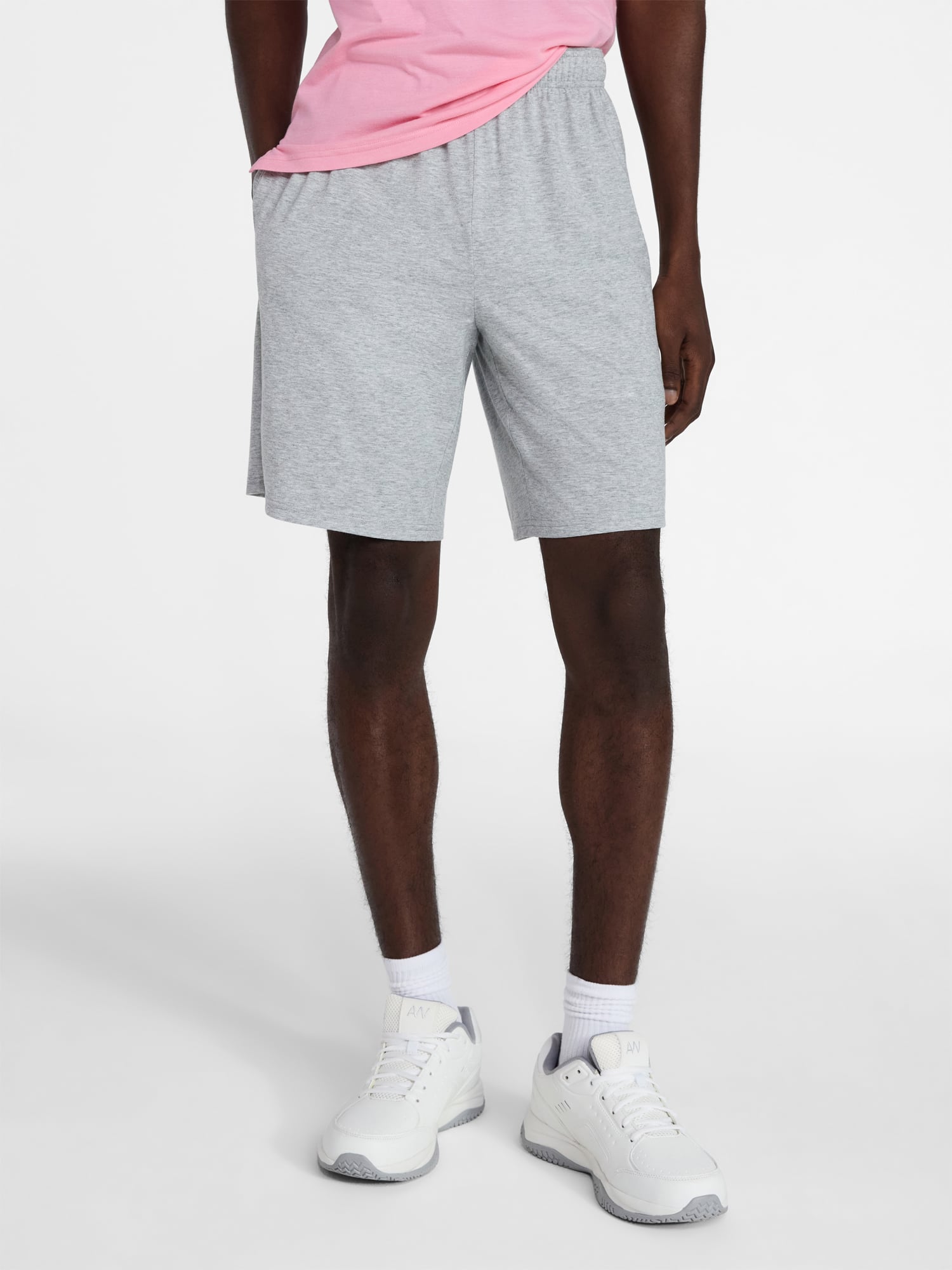 Men's and Big Men's Tri-Blend Active Shorts, 7" Inseam, Sizes XS-5XL