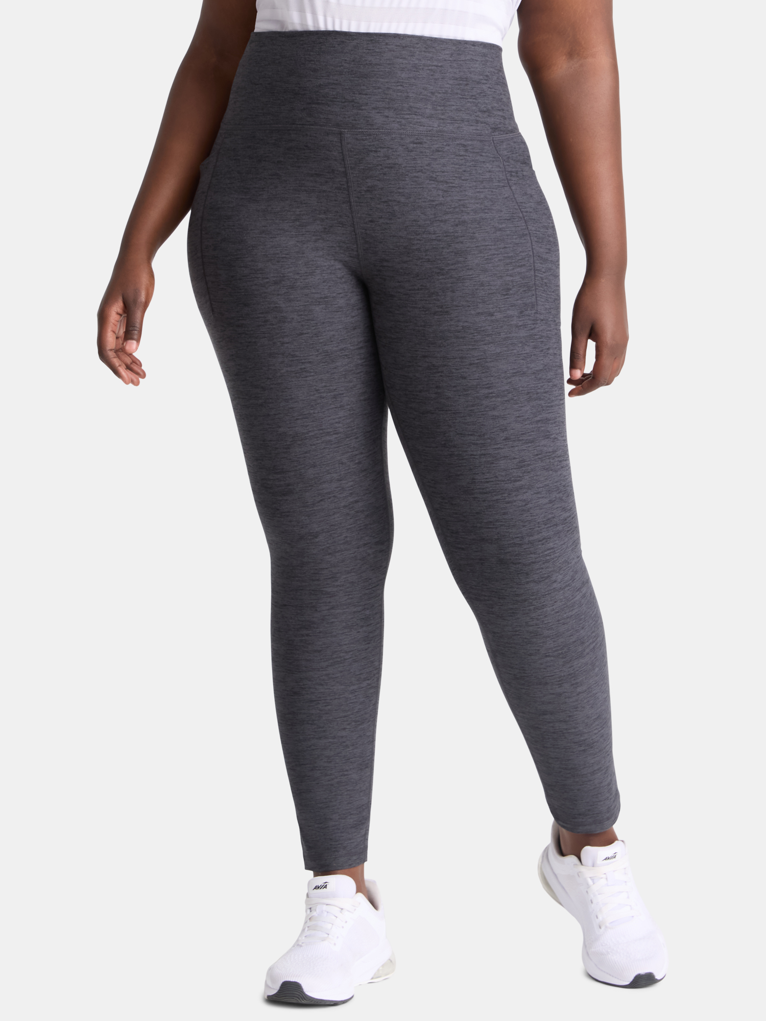 Women's and Women's Plus ButterCore Full Length Leggings with Pockets, Sizes XS-4X