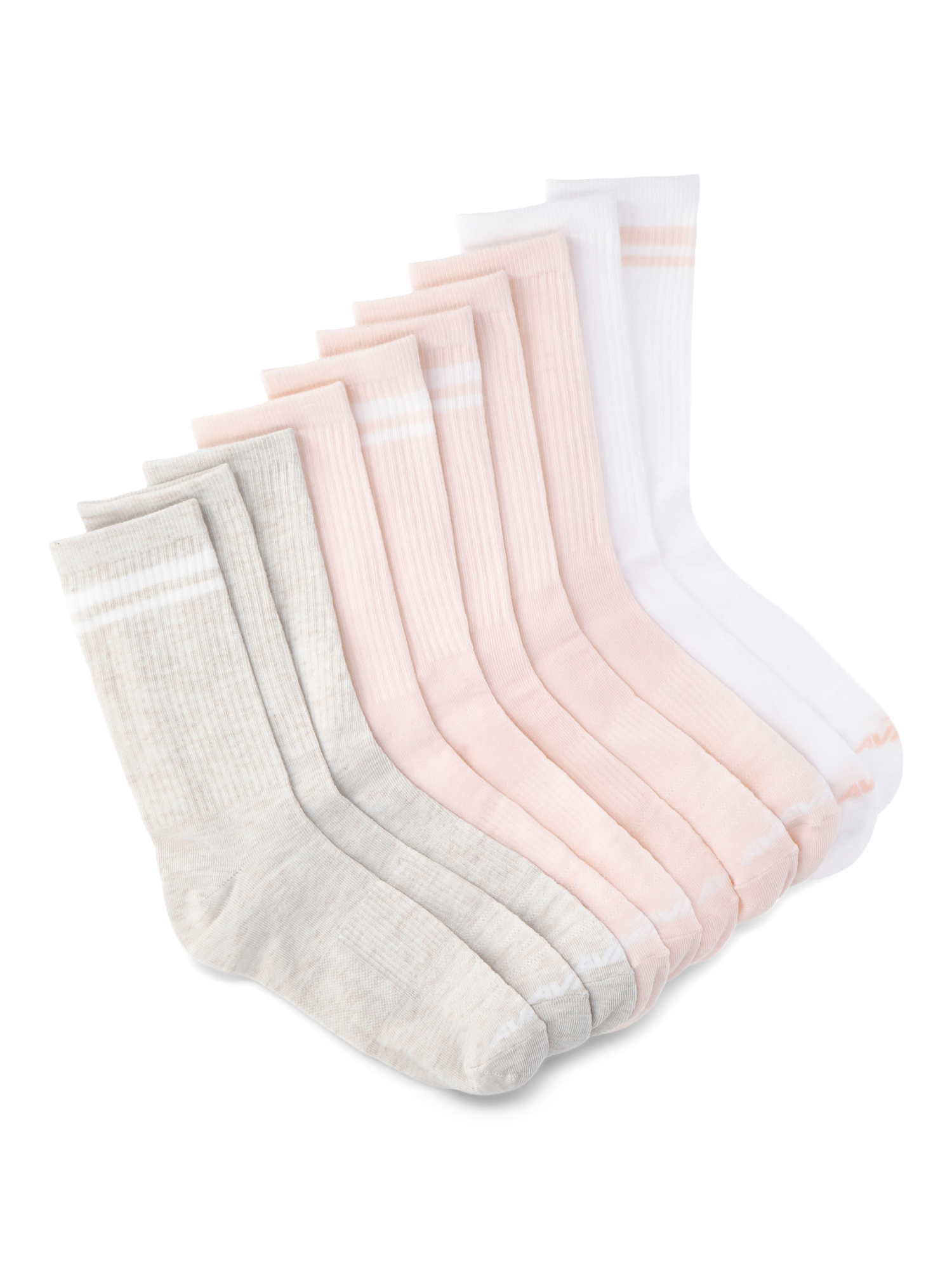 Women's Performance Lightweight Crew Socks, 10-pack