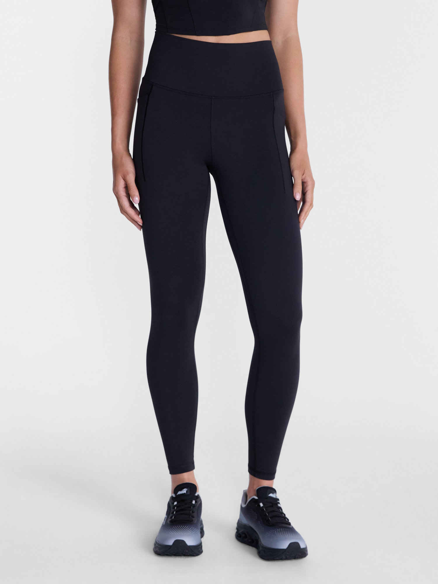 Women's and Women's Plus SoftSculpt High Rise Leggings 27" with Pockets, Sizes XS-4X