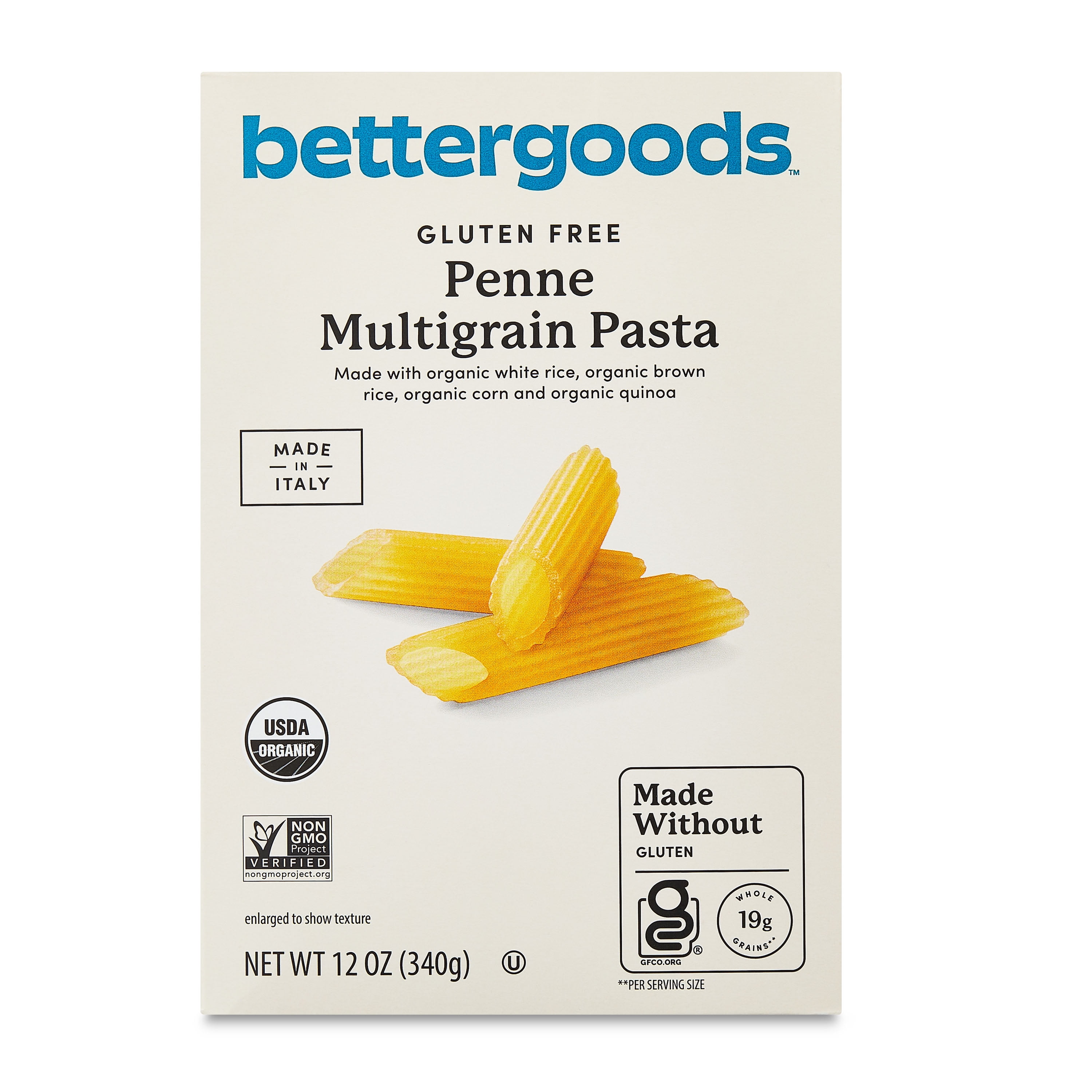 bettergoods Gluten Free Penne Multigrain Pasta, 12 oz