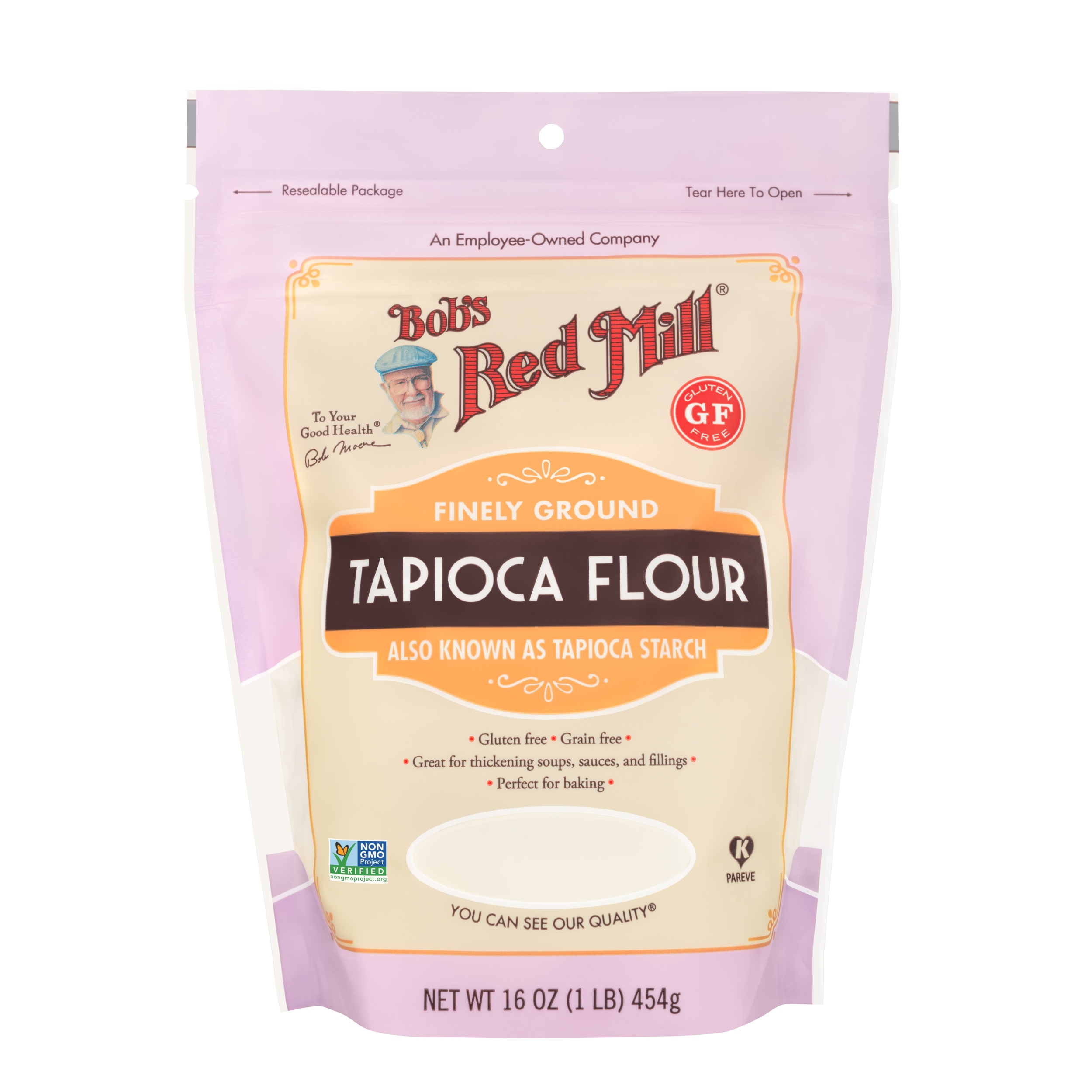 Bob's Red Mill Tapioca Flour, Gluten-Free, 16 oz Bag