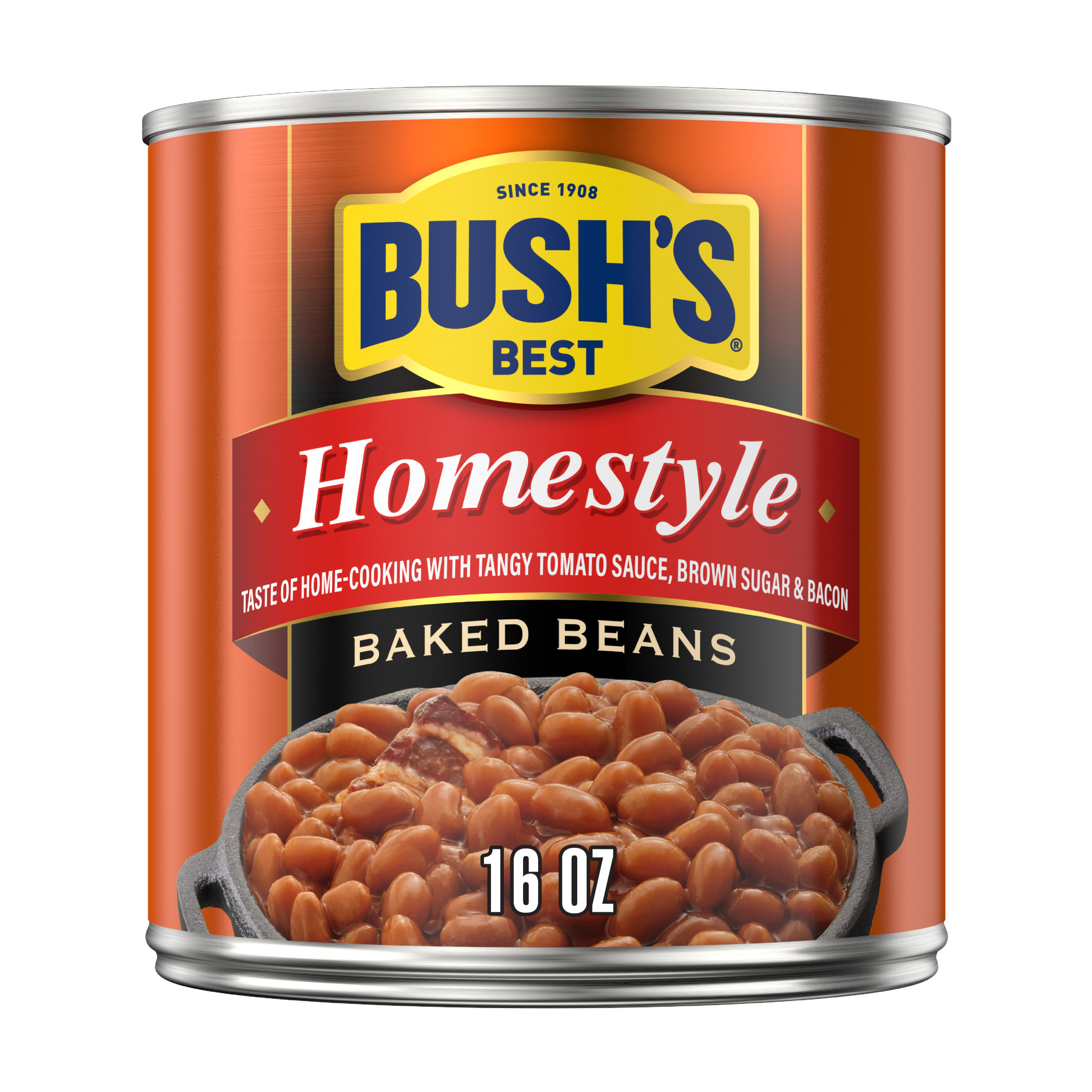 Bush's Homestyle Baked Beans, Canned Beans, 16 oz Can