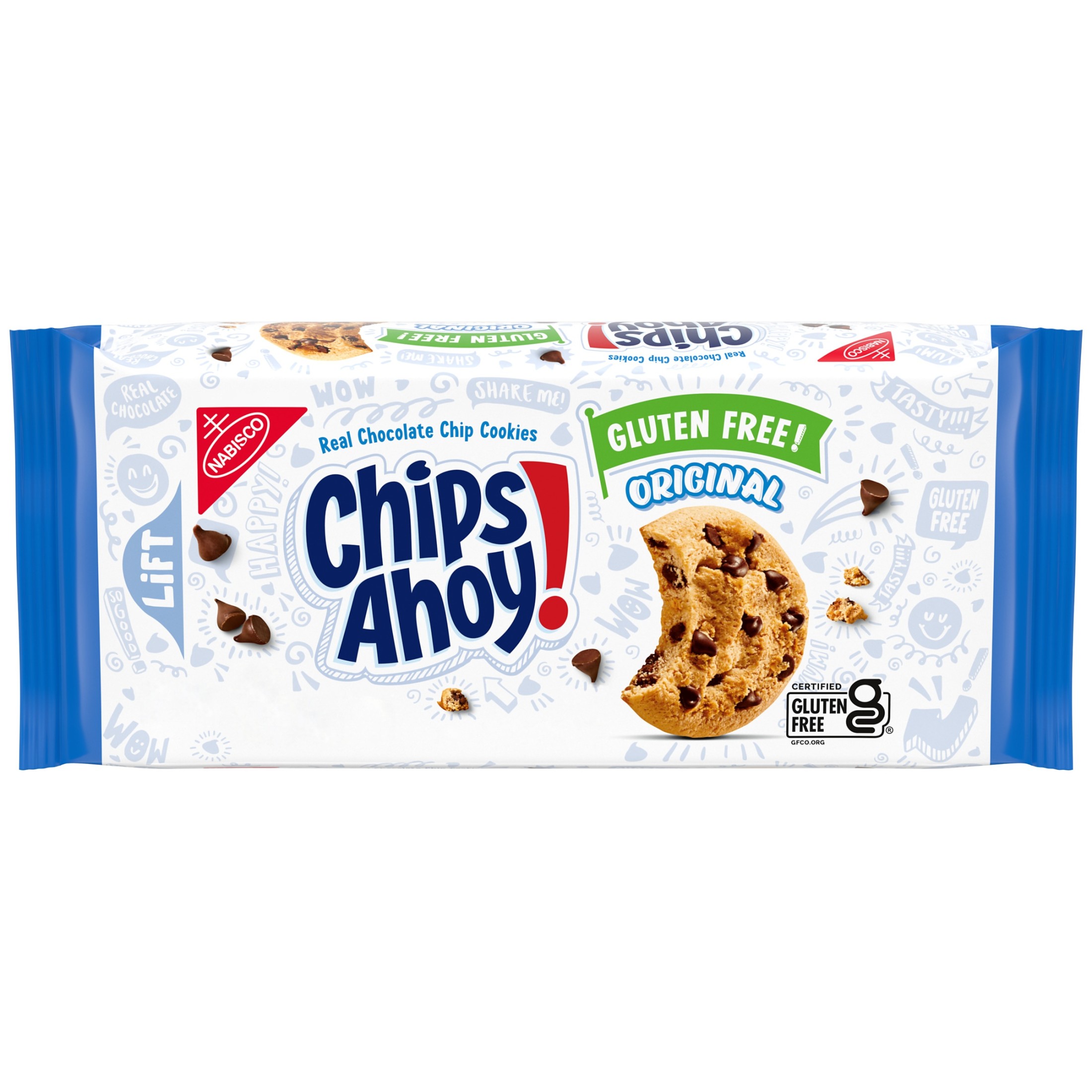 CHIPS AHOY! Original Crunchy Gluten Free Chocolate Chip Cookies, 9.31 oz