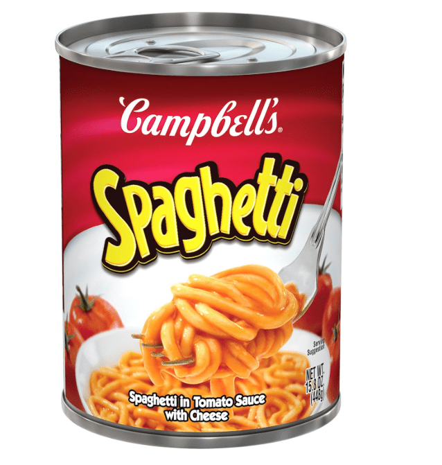 Canned Spaghetti, Snacks for Kids and Adults,15.8 OZ Can