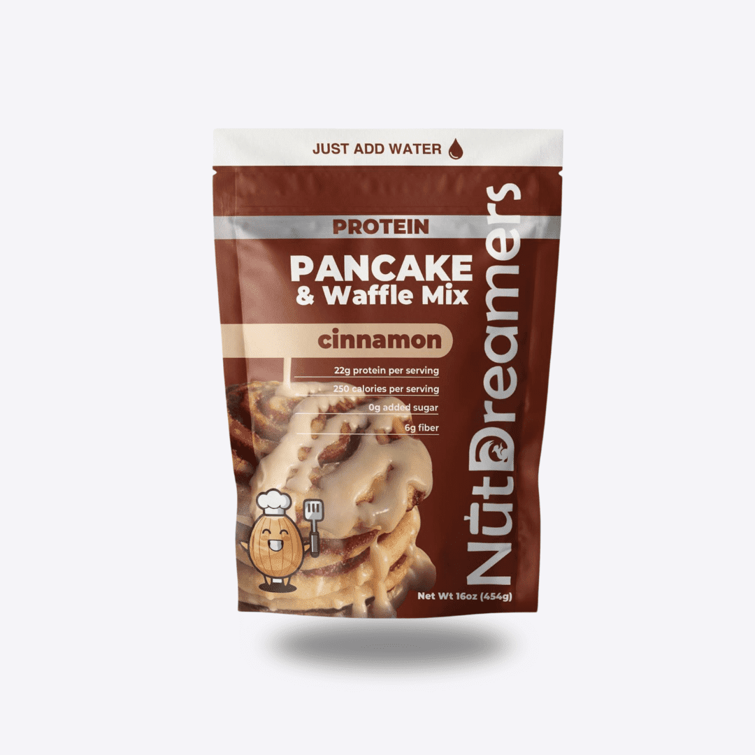 Nut Dreamers High Protein Pancake & Waffle Mix, Cinnamon, 22g Protein