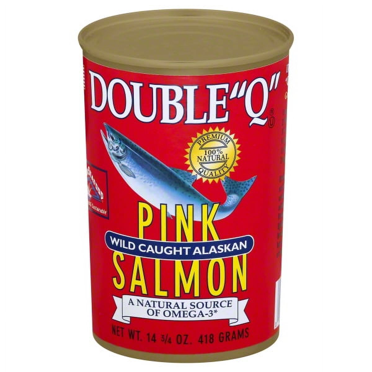 Double "Q" Wild Caught Alaskan Canned Pink Salmon, 14.75oz