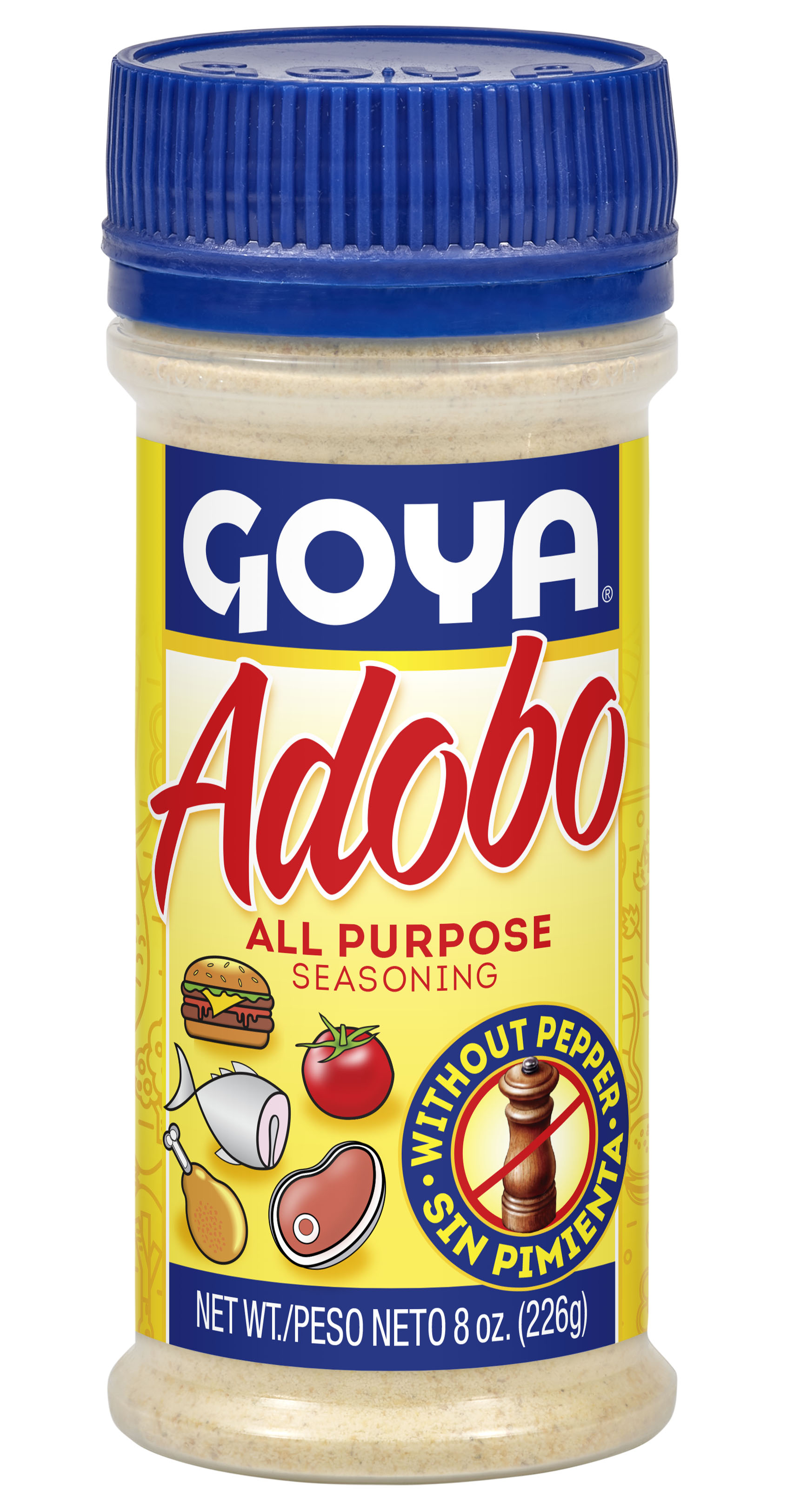 GOYA Adobo All Purpose Seasoning Without Pepper 8 oz