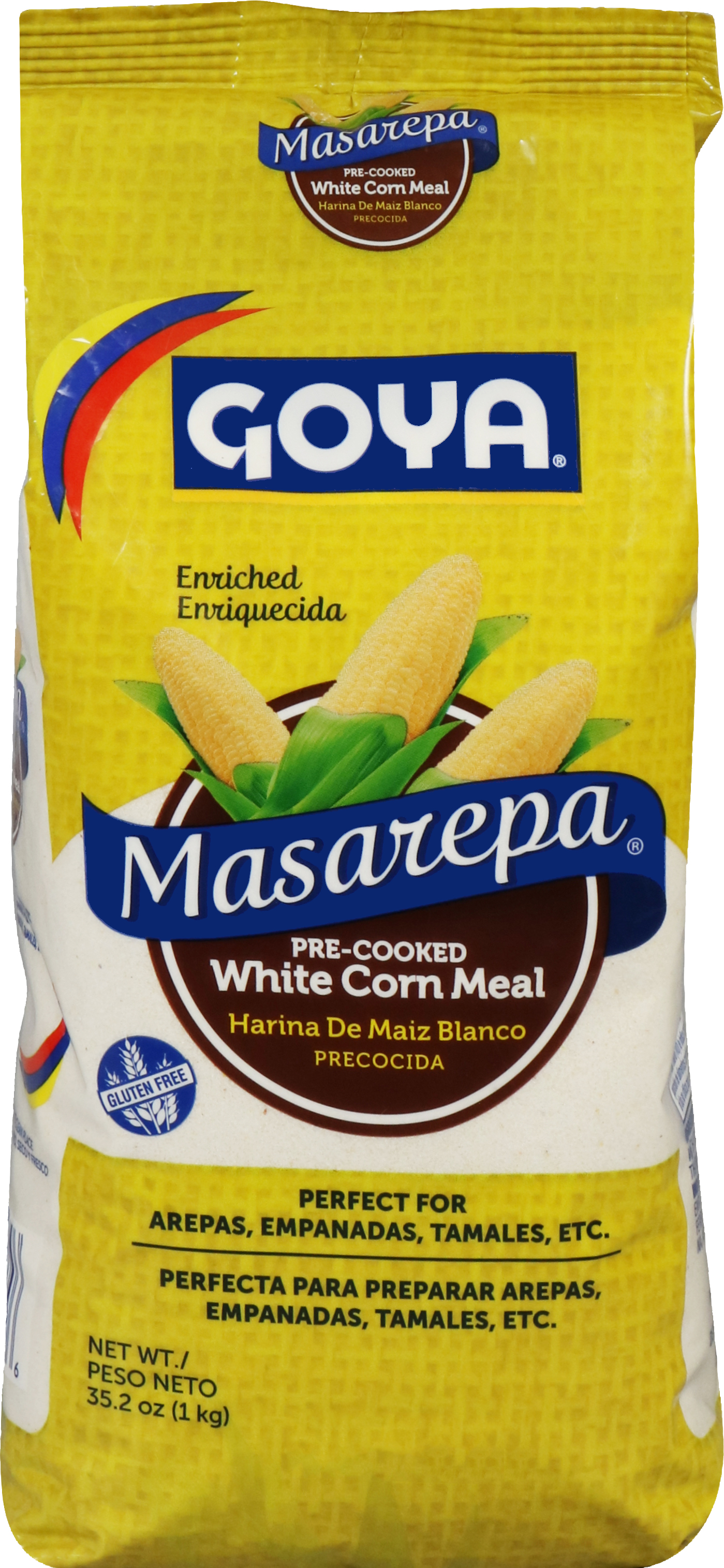 GOYA® Masarepa® – Pre-Cooked White Corn Meal, 35.2 oz Pouch