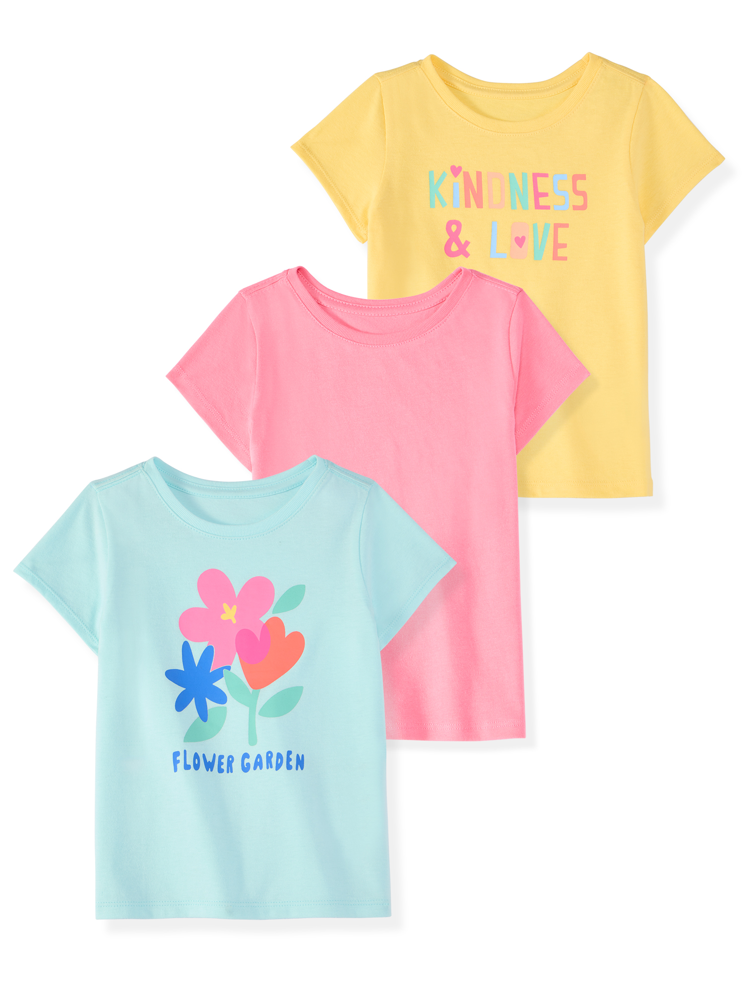 Baby & Toddler Girl Shirts Single & 3-Pack Sizes Tee 0-6T