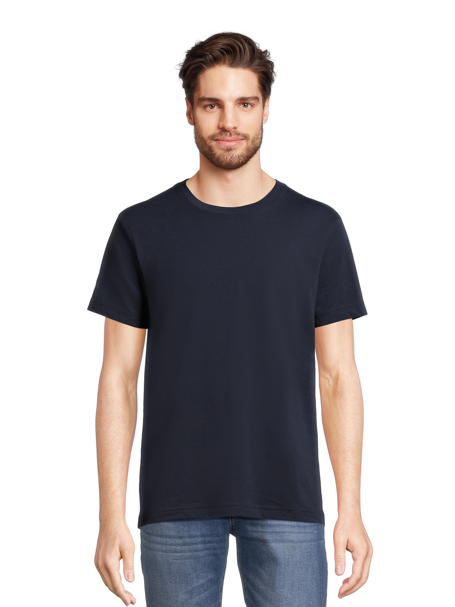 Men's and Big Men's Crewneck T-Shirt with Short Sleeves