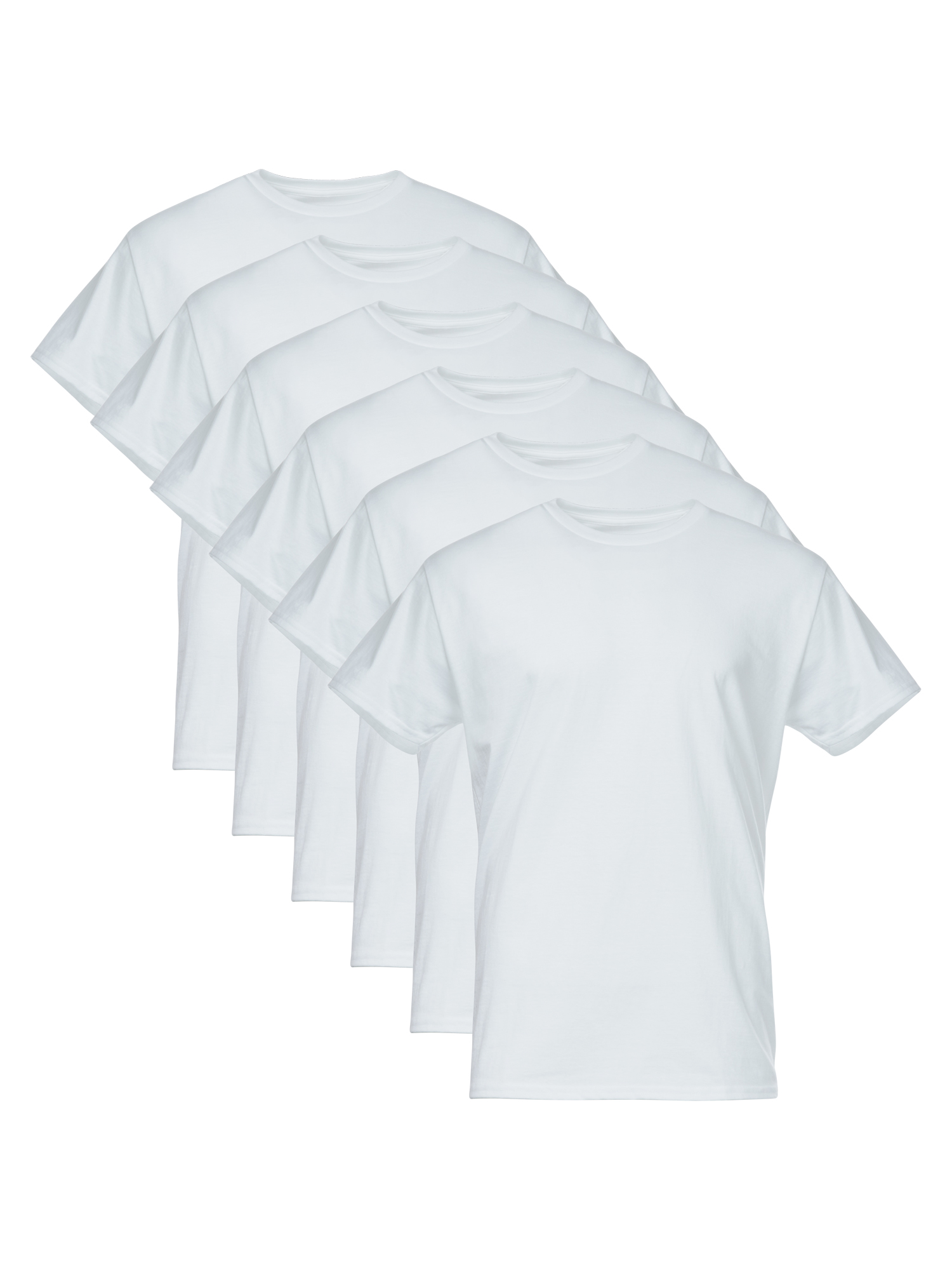 Men's Softstyle Crew Neck Tees, 6-Pack, Sizes S-2X