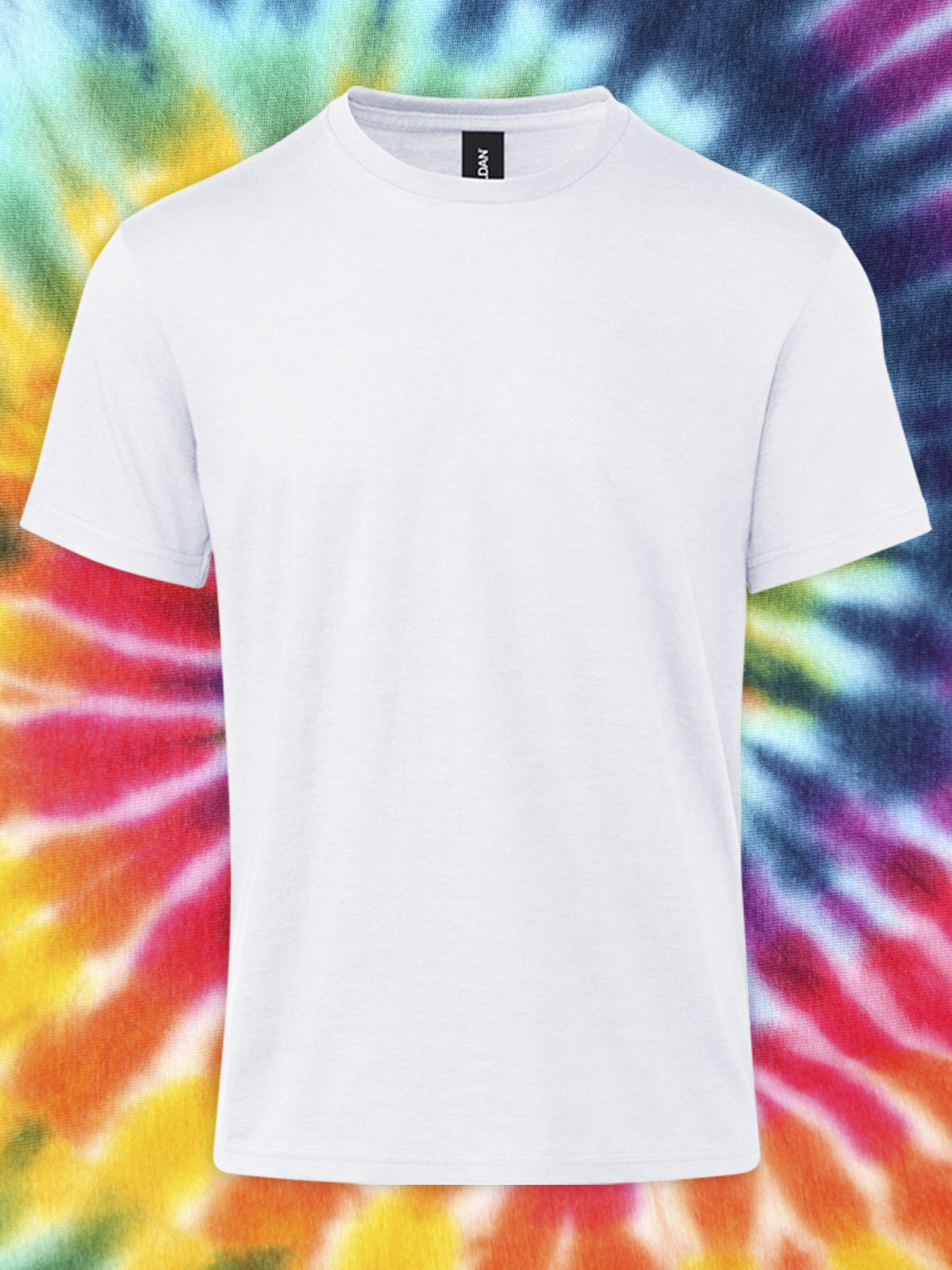 Kids' Short Sleeve Crewneck T-Shirt – White Size Small for Tie Dye & DIY Crafts