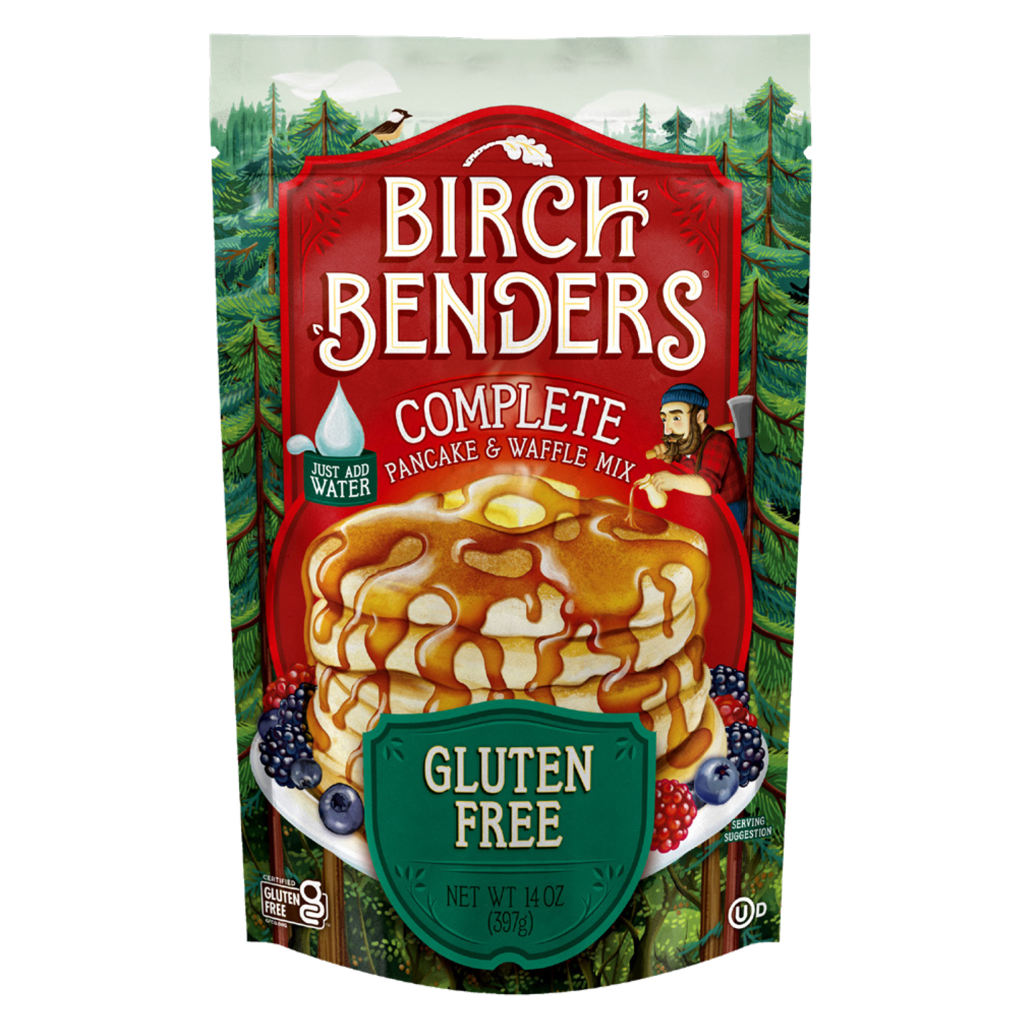 Birch Benders Gluten Free Pancake & Waffle Mix, 14oz