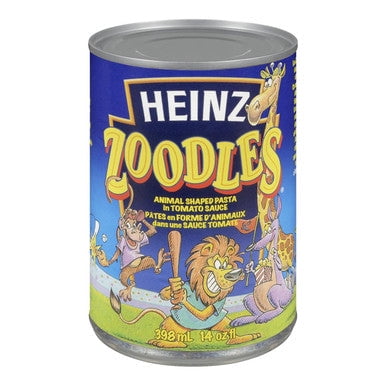 Heinz Zoodles Pasta, 398mL/13.4oz., Cans, (Pack of 24)