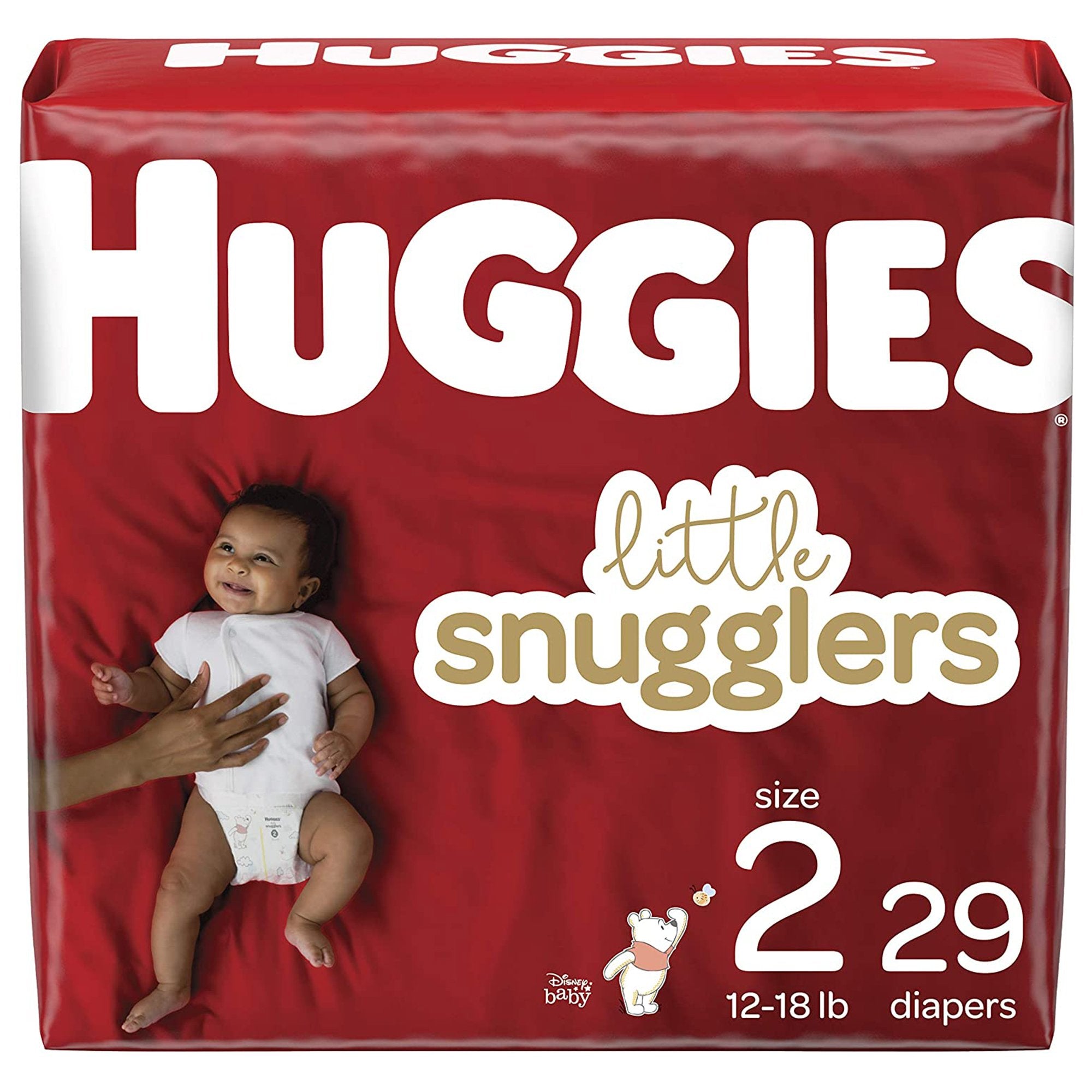 Huggies Little Snugglers, Fragrance Free Baby Diapers Size 2, 29 Count per Pack, 4 Pack (116 Total)