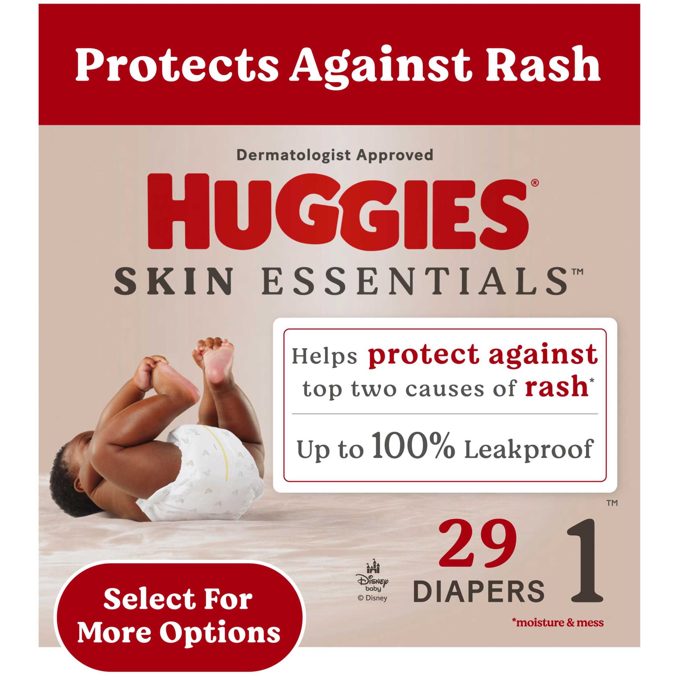 Huggies Skin Essentials, Fragrance Free Baby Diapers