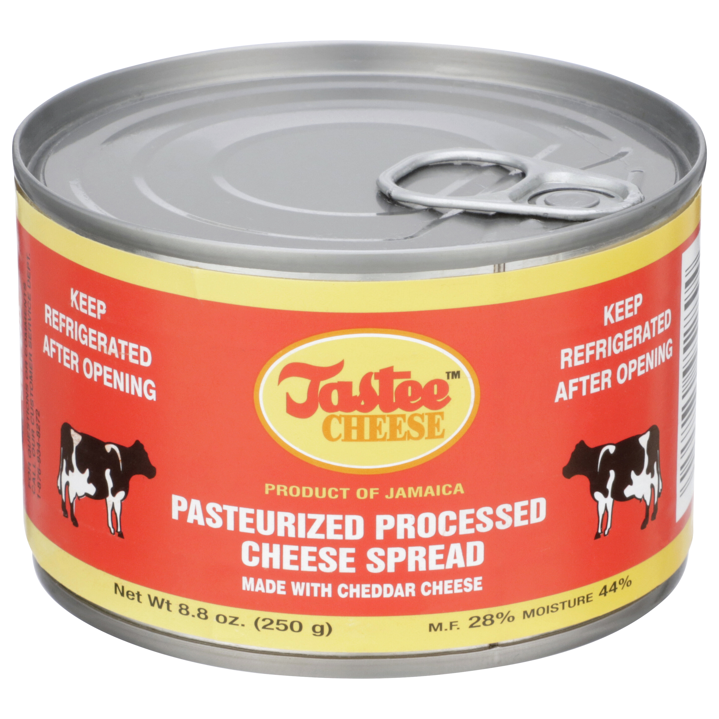 Jamaican Tastee Cheese Pasteurized Processed Cheese Spread 8.8 oz Can