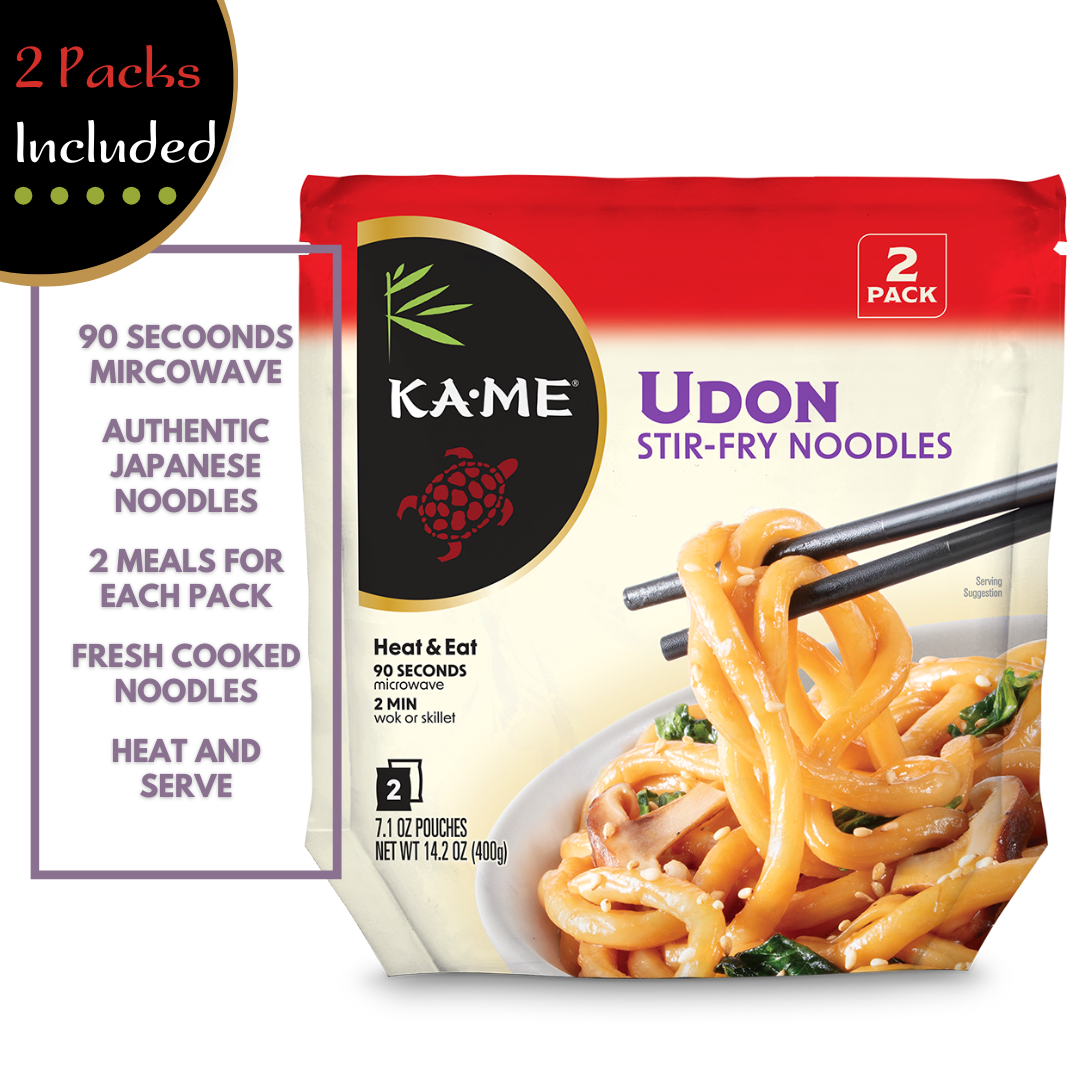 KA-ME Udon Stir Fry Noodles, 7.1 oz, 2 Count