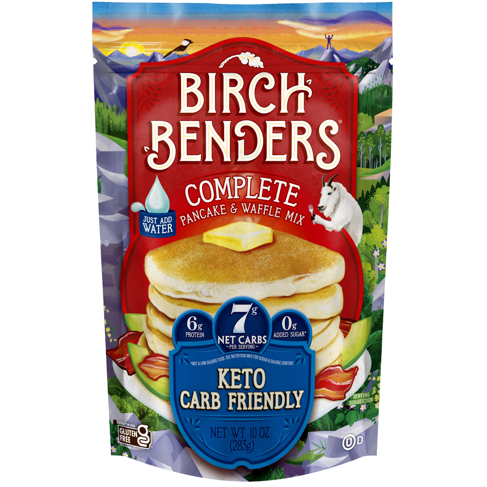 Birch Benders Keto Carb Friendly Pancake & Waffle Mix, 10oz