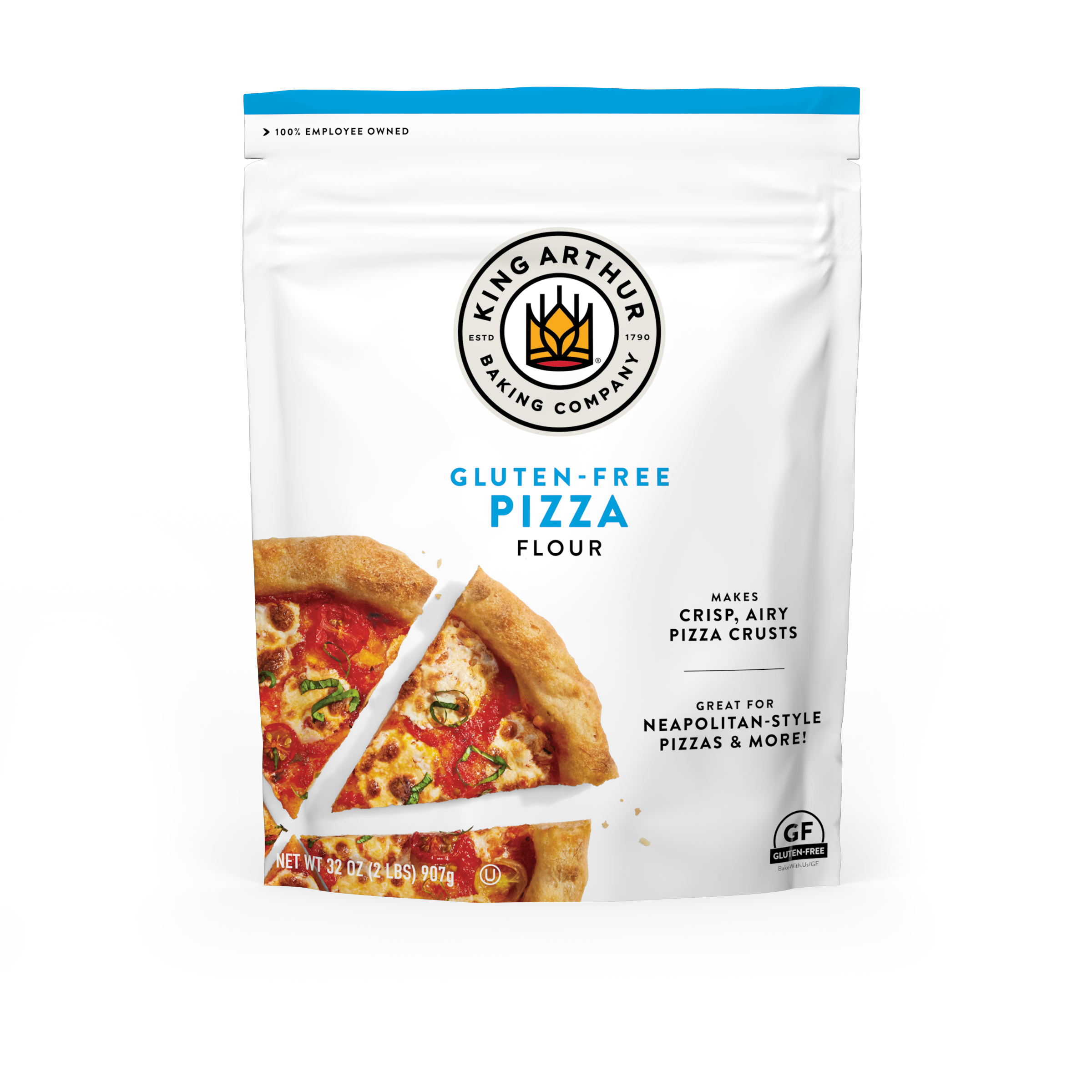 King Arthur Baking Company Gluten-Free 00 Neapolitan Style Pizza Flour, 32 oz