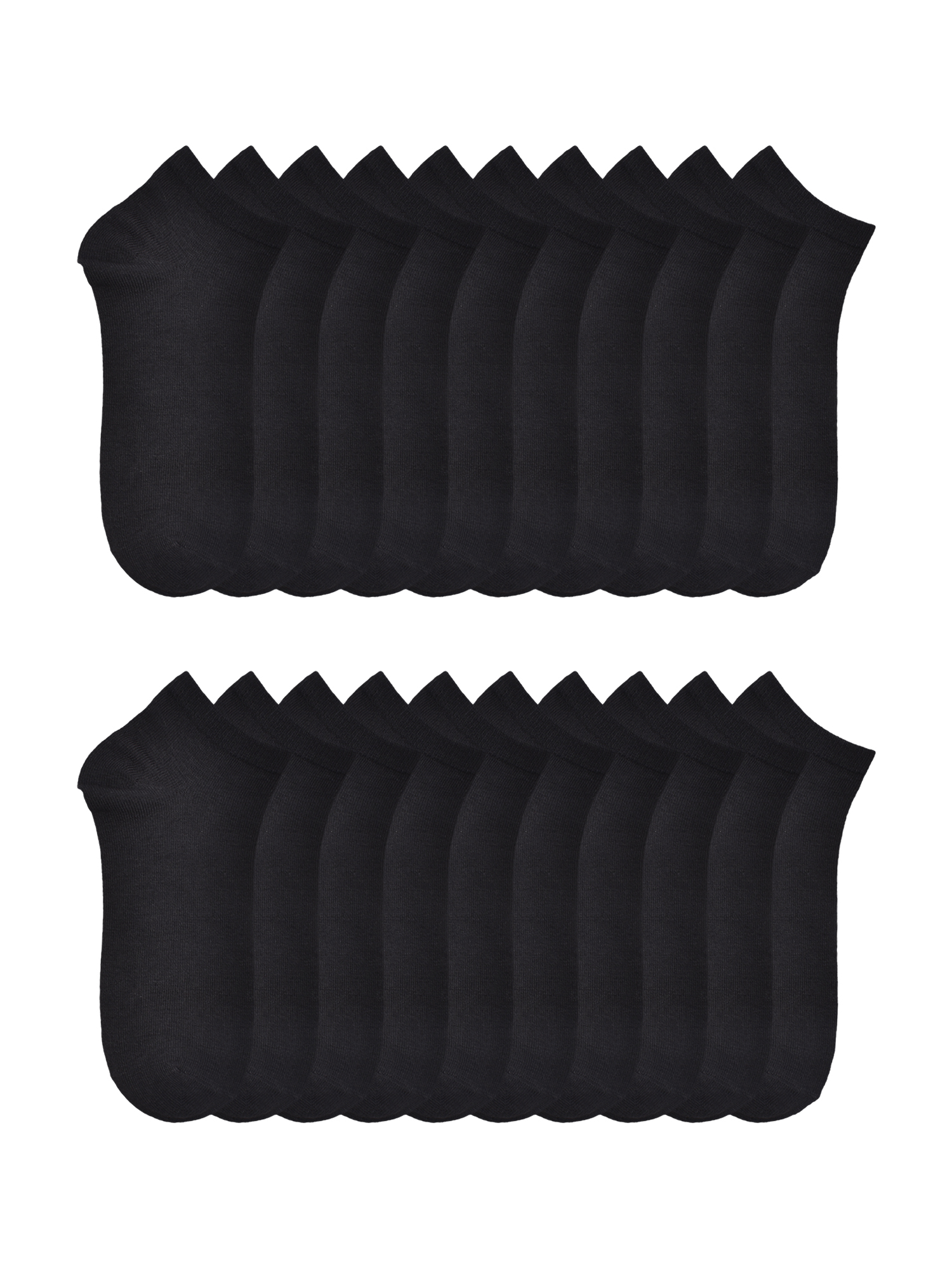 Women’s Low Cut Socks, 10 Pack, Shoe Sizes 4-10