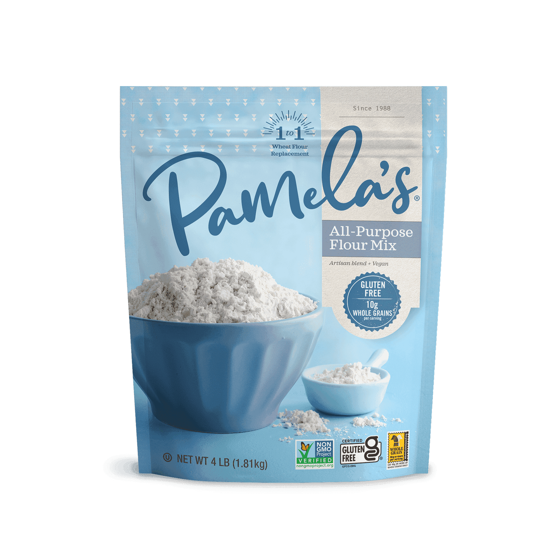 Pamelas Gluten-Free All-Purpose Flour Mix, 4 lb Bag