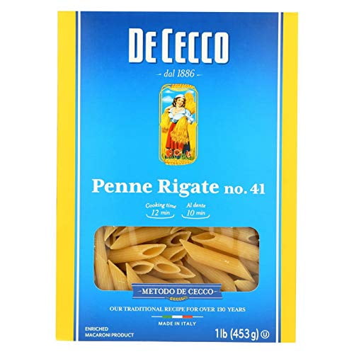 (Price/Case)De Cecco VSS0041 Enriched Macaroni Penne Rigate 12-1 Pound
