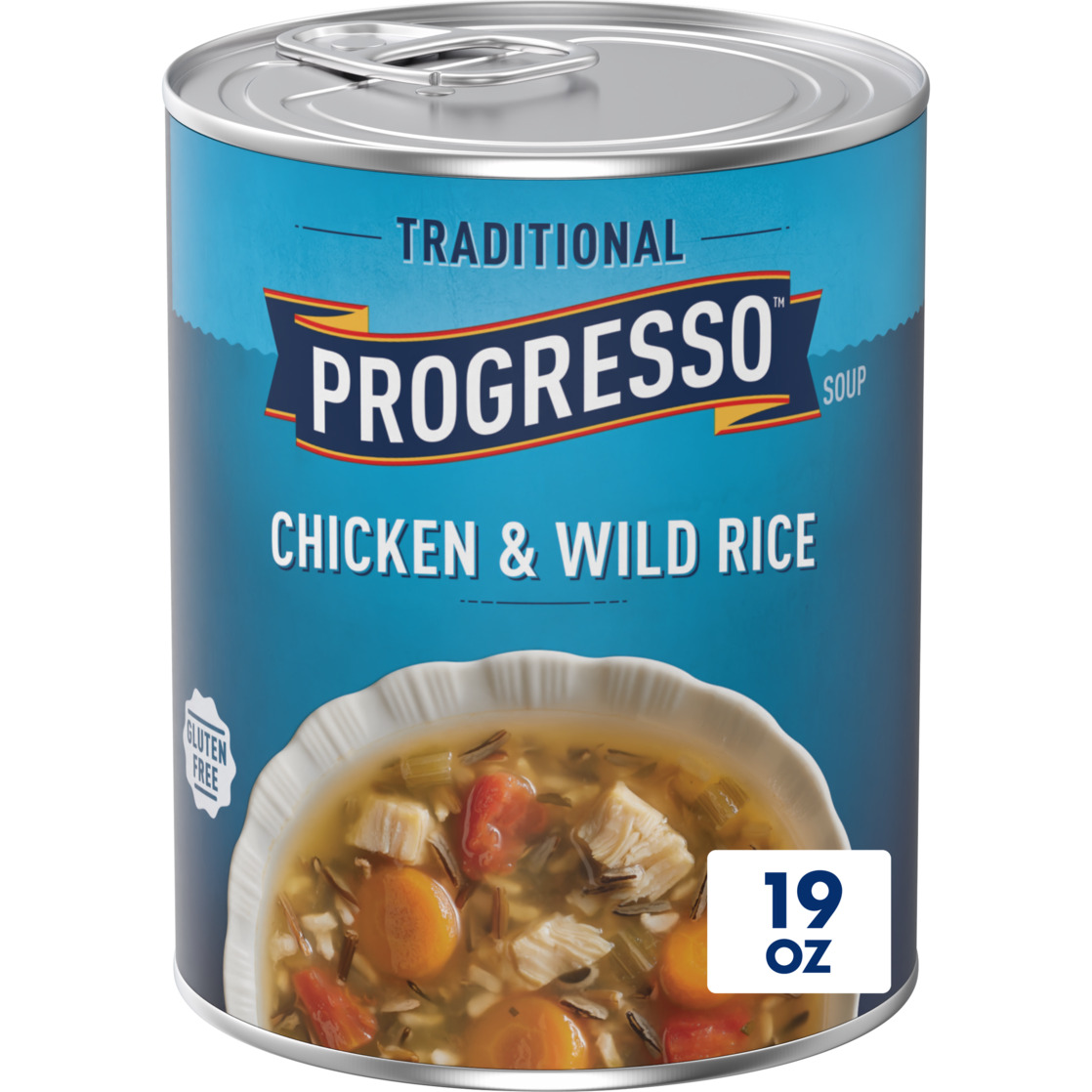 Progresso Traditional Chicken and Wild Rice Soup, Gluten Free, 19 oz