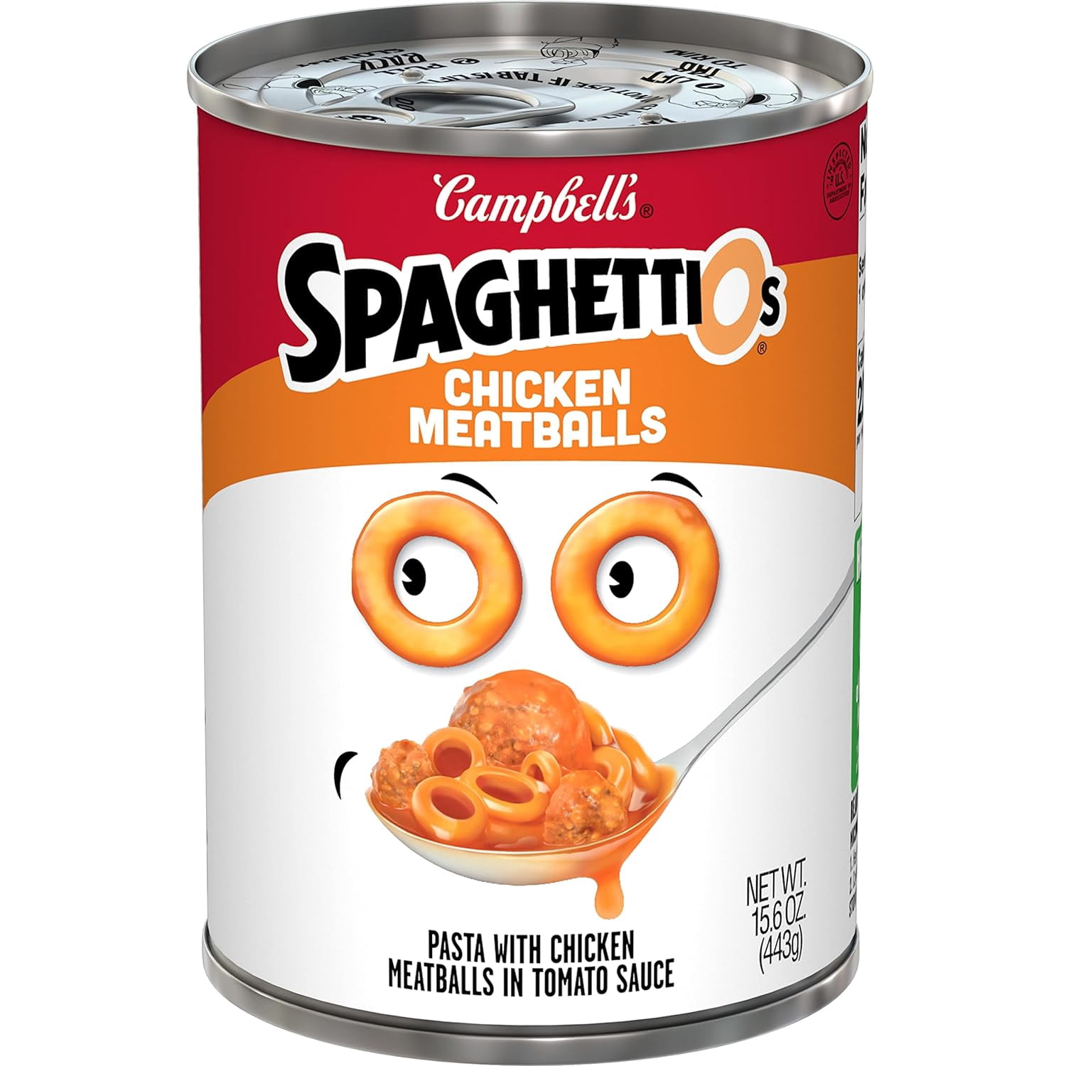 SpaghettiOs Canned Pasta with Chicken Meatballs, 15.6 oz Can  2 pack