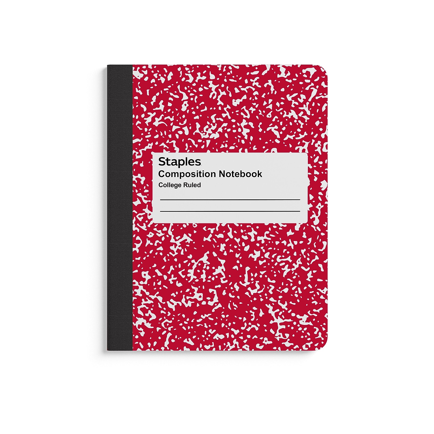 Staples 1-Subject Composition Notebooks 7.5" x 9.75" College Ruled 100 Sheets Assorted Colors