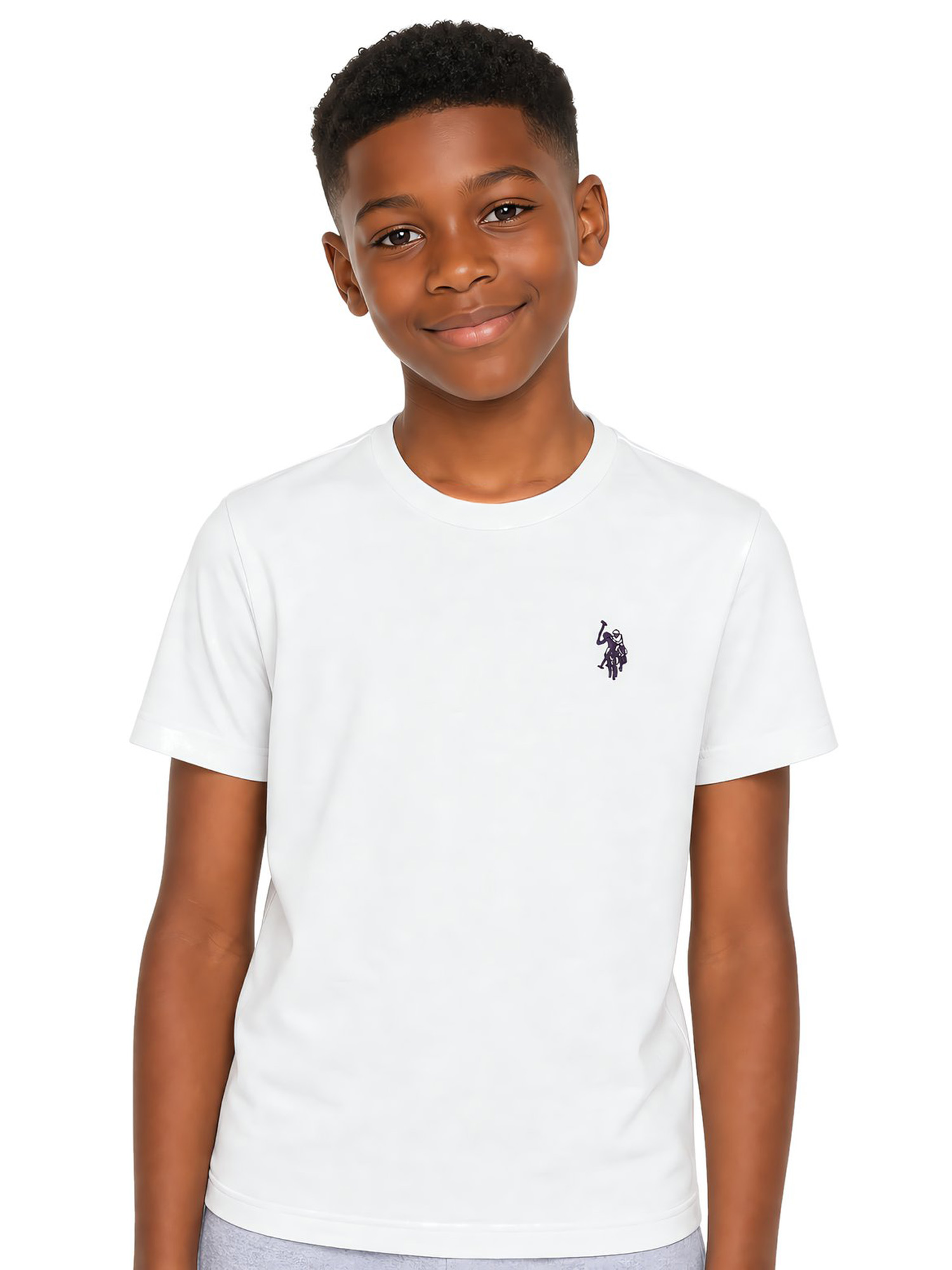 Boys' Crewneck T-shirt, Sizes 4-18