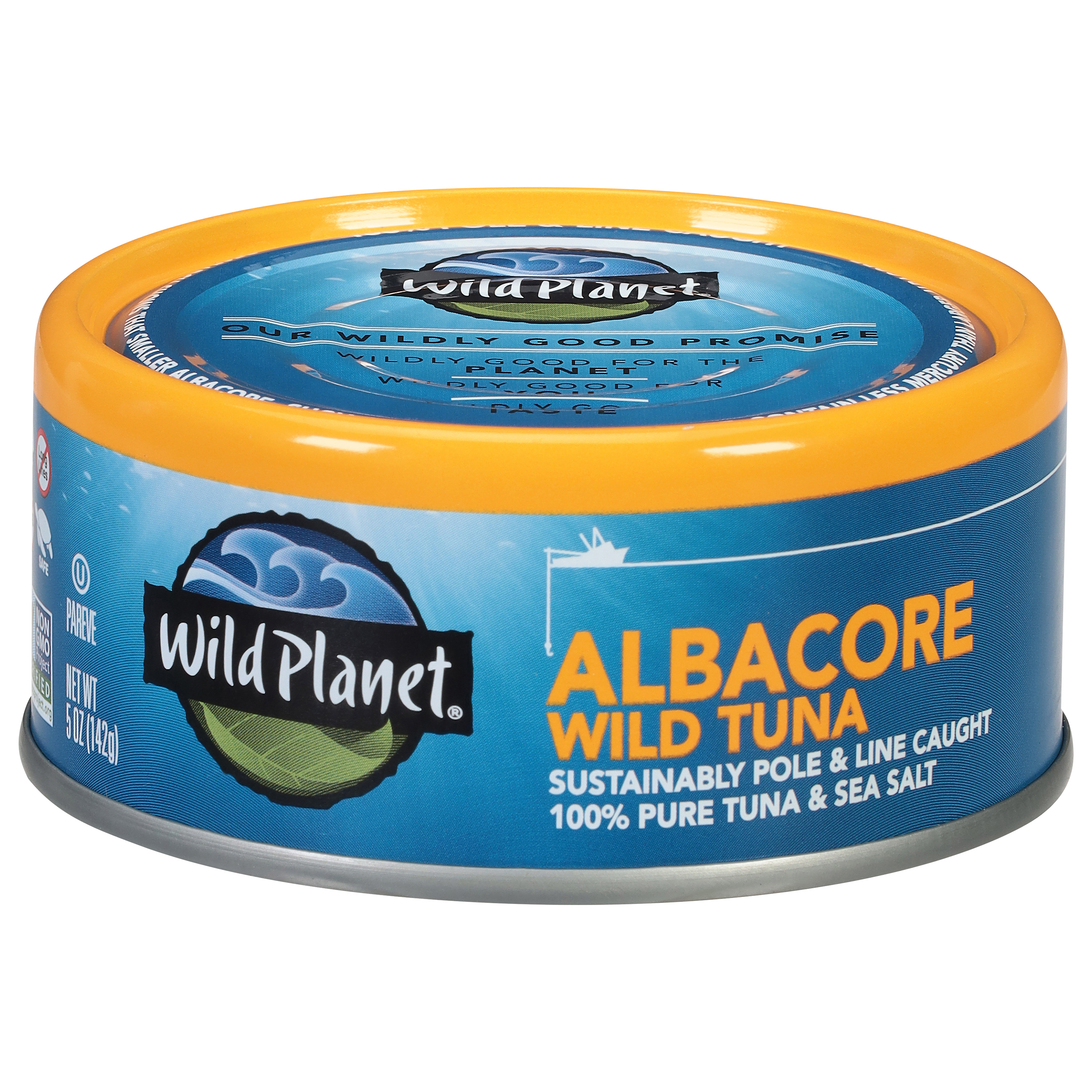 Wild Planet Albacore Wild Caught Tuna with Sea Salt, 5 oz Can