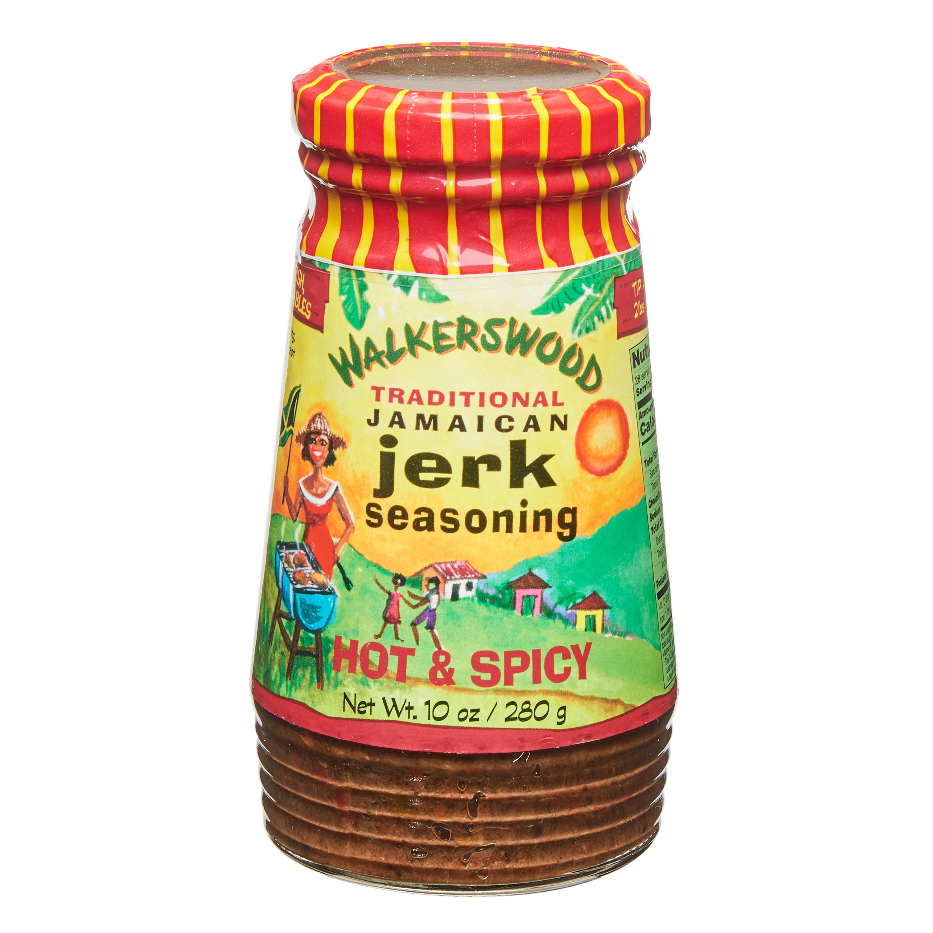 Walkerswood Traditional Jamaican Jerk Seasoning, Hot & Spicy, 10 oz