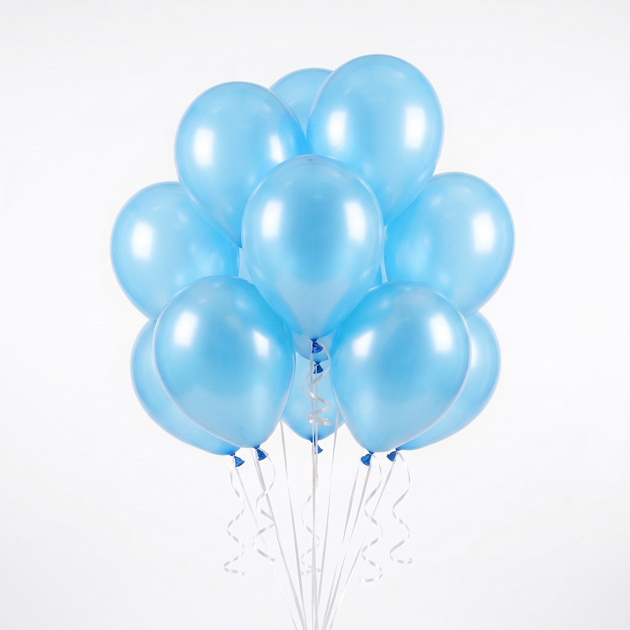 12" Electric Blue Latex Balloons, 15 Pieces, by Way To Celebrate