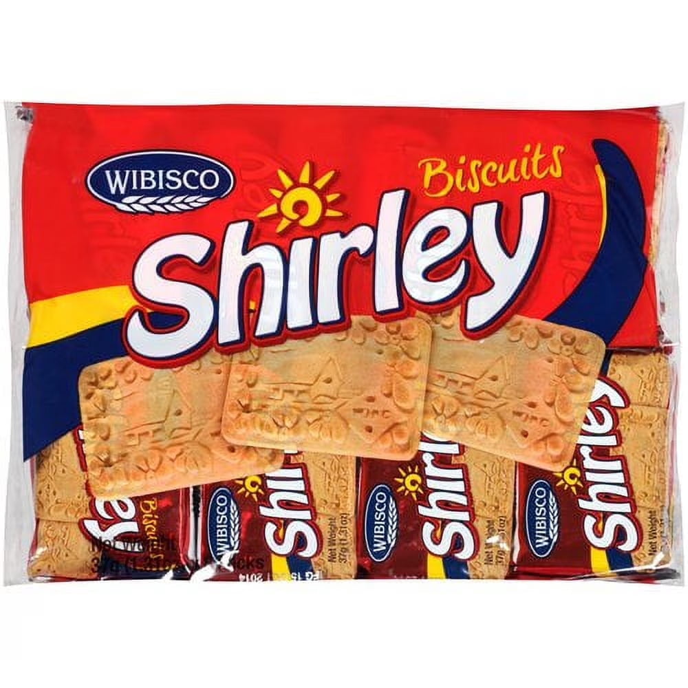 Wibisco Shirley Biscuits 1.31oz (8 Count) Jamaican Sweet Biscuits Classic Caribbean Snack