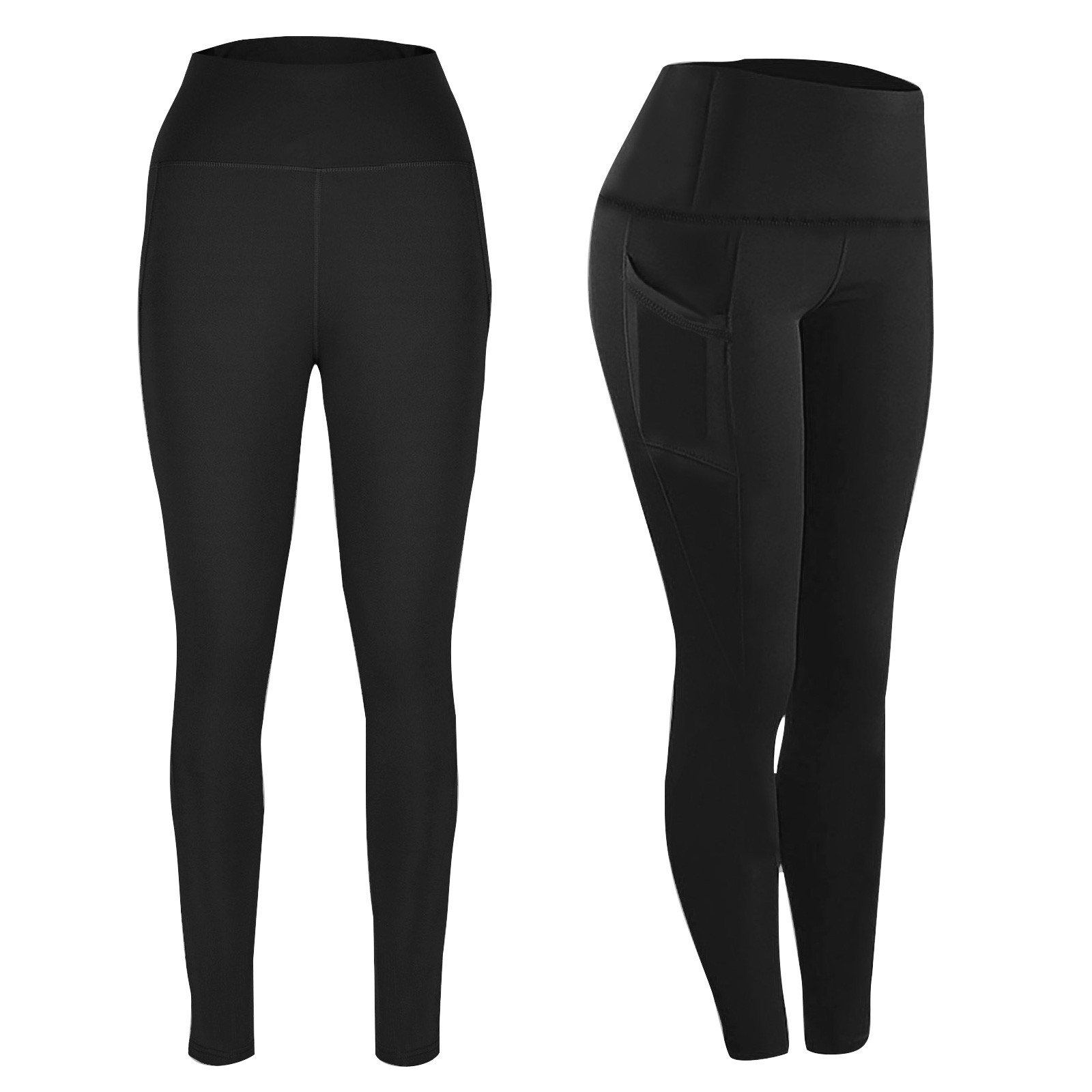 Womens Yoga Sweatpants Women Workout Out Pocket Leggings Fitness Sports Running Yoga Athletic Pants