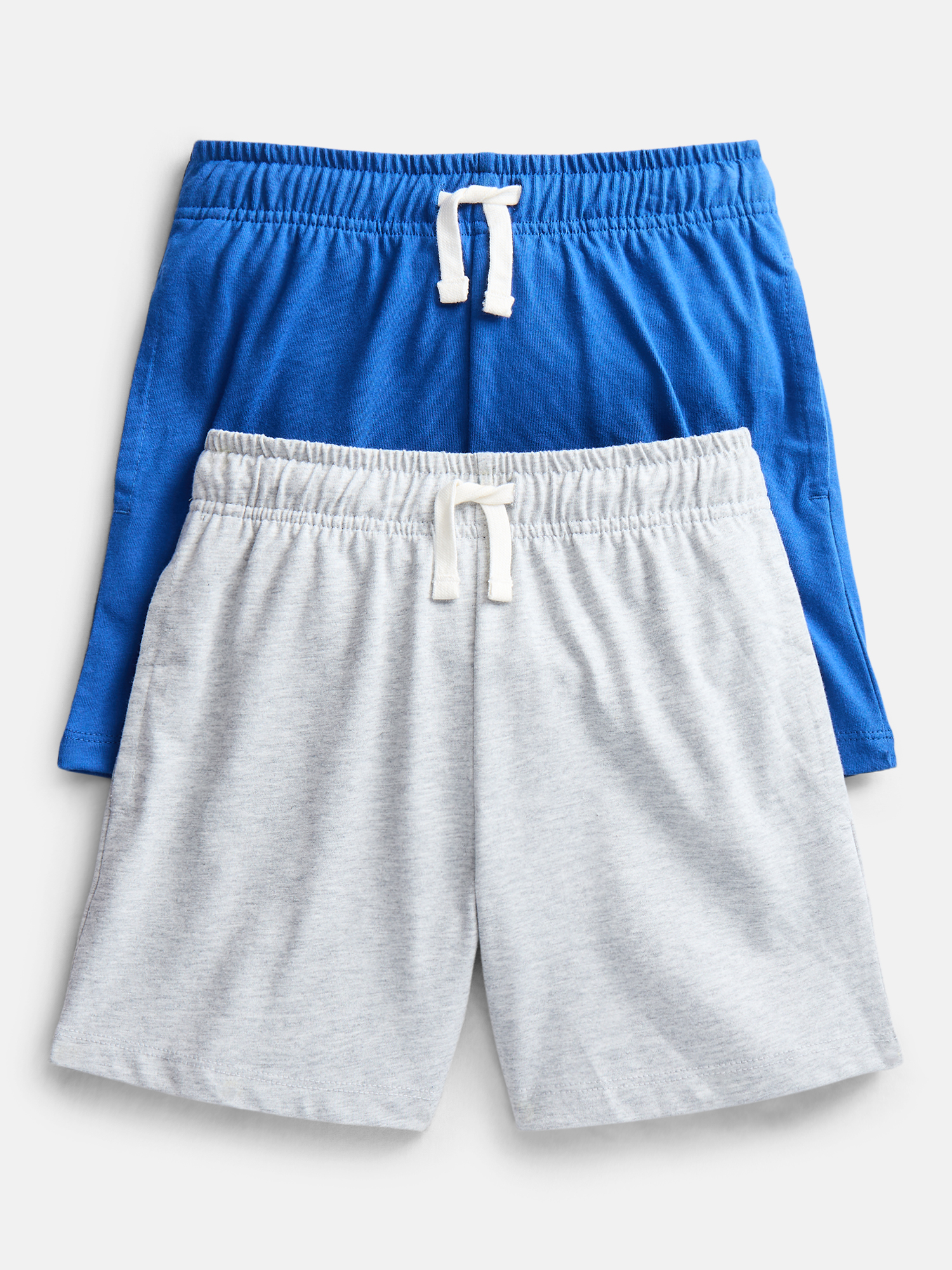 Little Boys' Pull On Knit Shorts, 2-Pack, Sizes 4-10